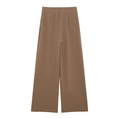 Fashionable and casual front buckle casual pants