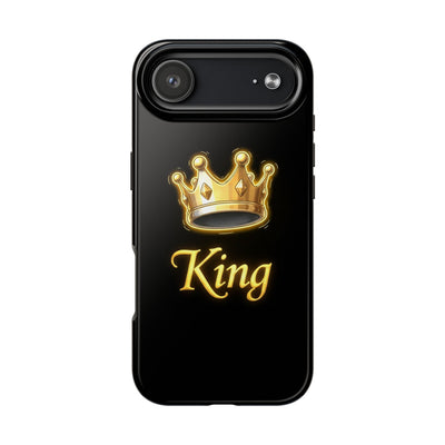 King Design Tough Phone Case – Shockproof Royal Style Cover