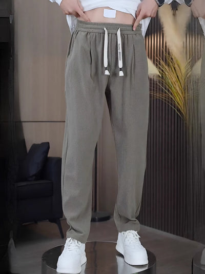 Casual and spacious solid color versatile casual pants