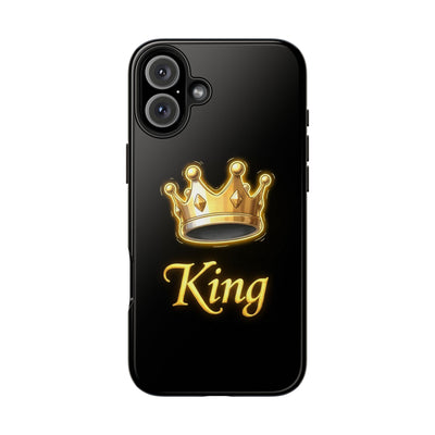 King Design Tough Phone Case – Shockproof Royal Style Cover