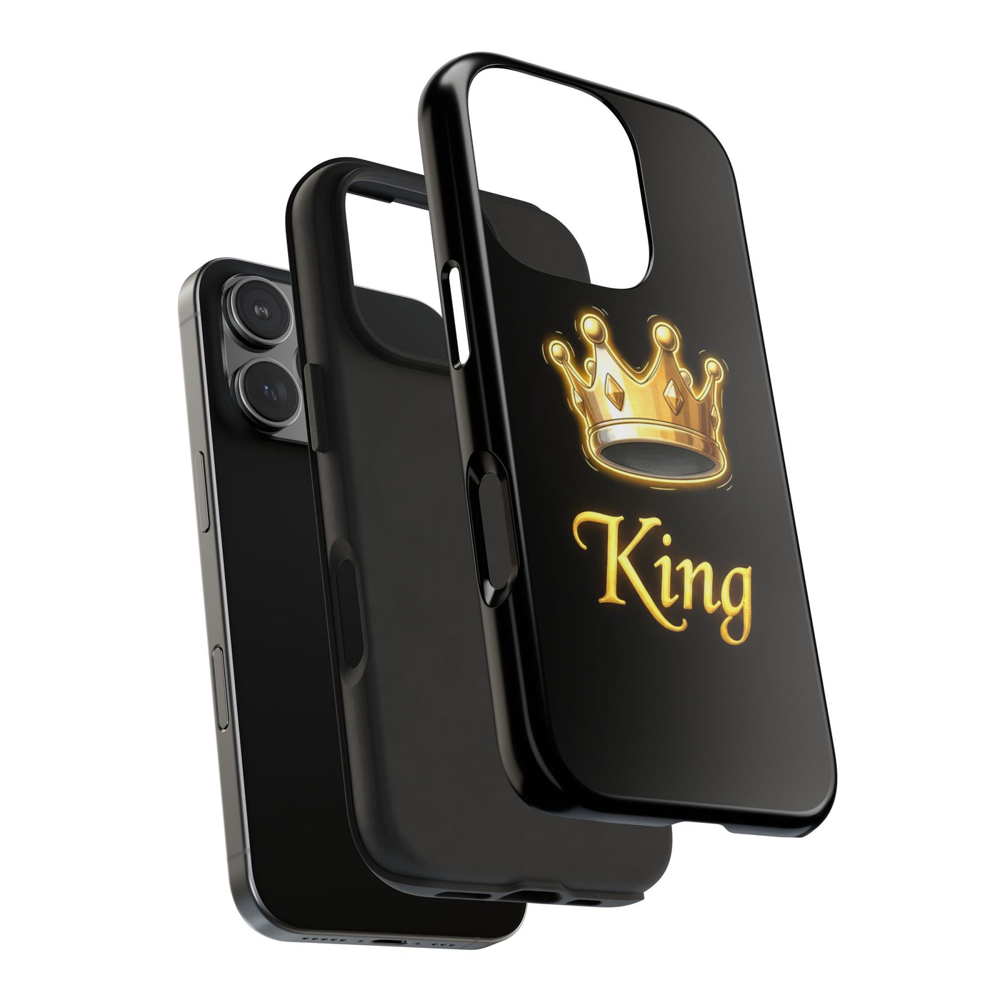King Design Tough Phone Case – Shockproof Royal Style Cover