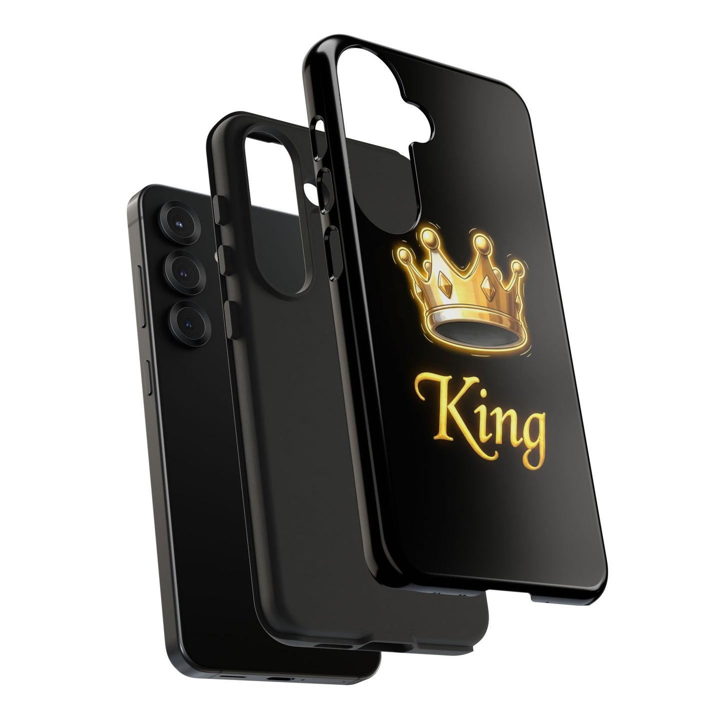 King Design Tough Phone Case – Shockproof Royal Style Cover