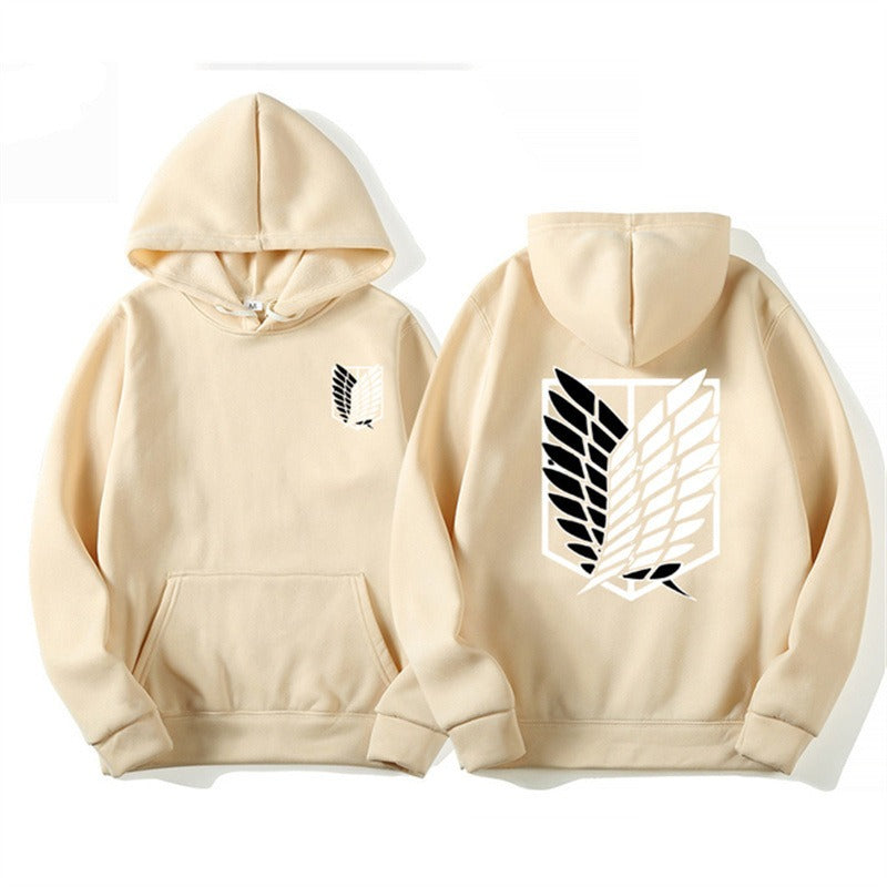 Mikasa-Inspired Trend Hoodie – Ench4nted Anime Streetwear