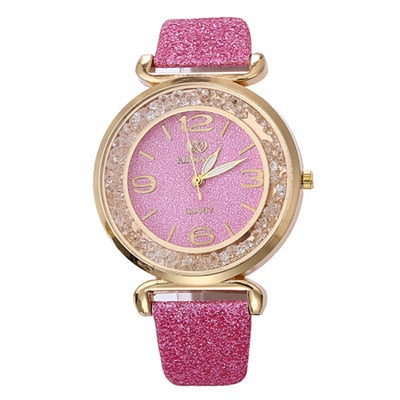 Women’s Luxury Crystal Rhinestone Watch – Elegant Quartz Timepiece