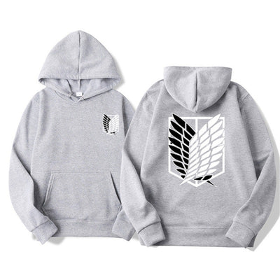 Mikasa-Inspired Trend Hoodie – Ench4nted Anime Streetwear