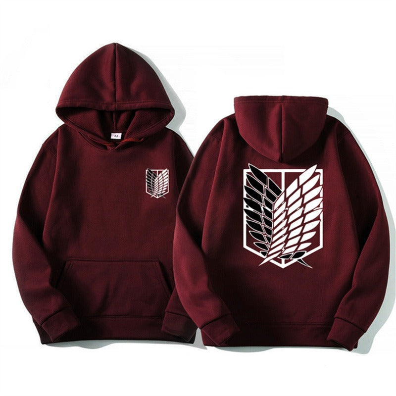 Mikasa-Inspired Trend Hoodie – Ench4nted Anime Streetwear