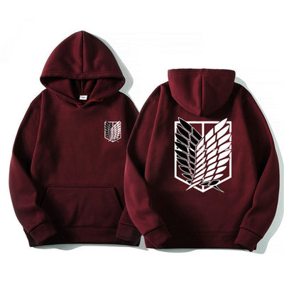 Mikasa-Inspired Trend Hoodie – Ench4nted Anime Streetwear