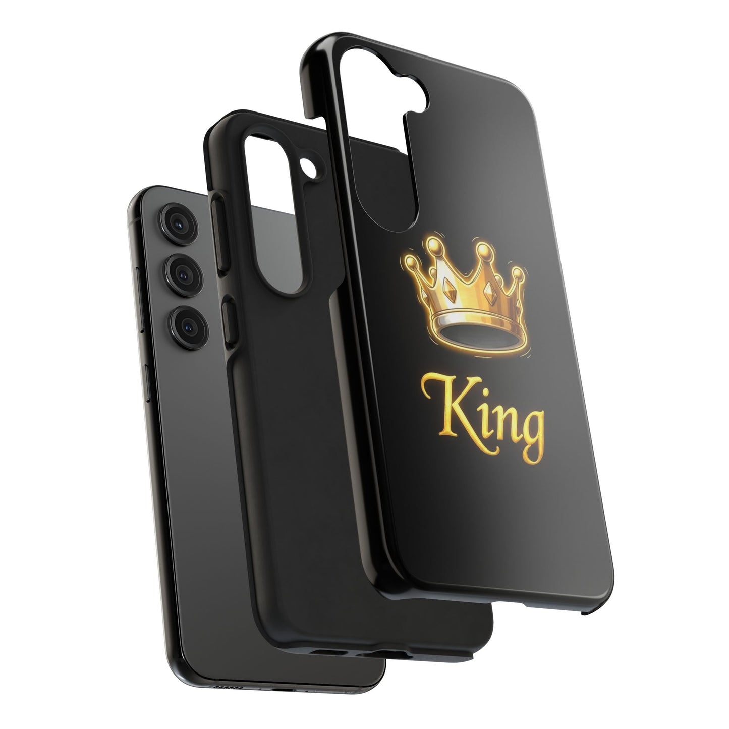King Design Tough Phone Case – Shockproof Royal Style Cover