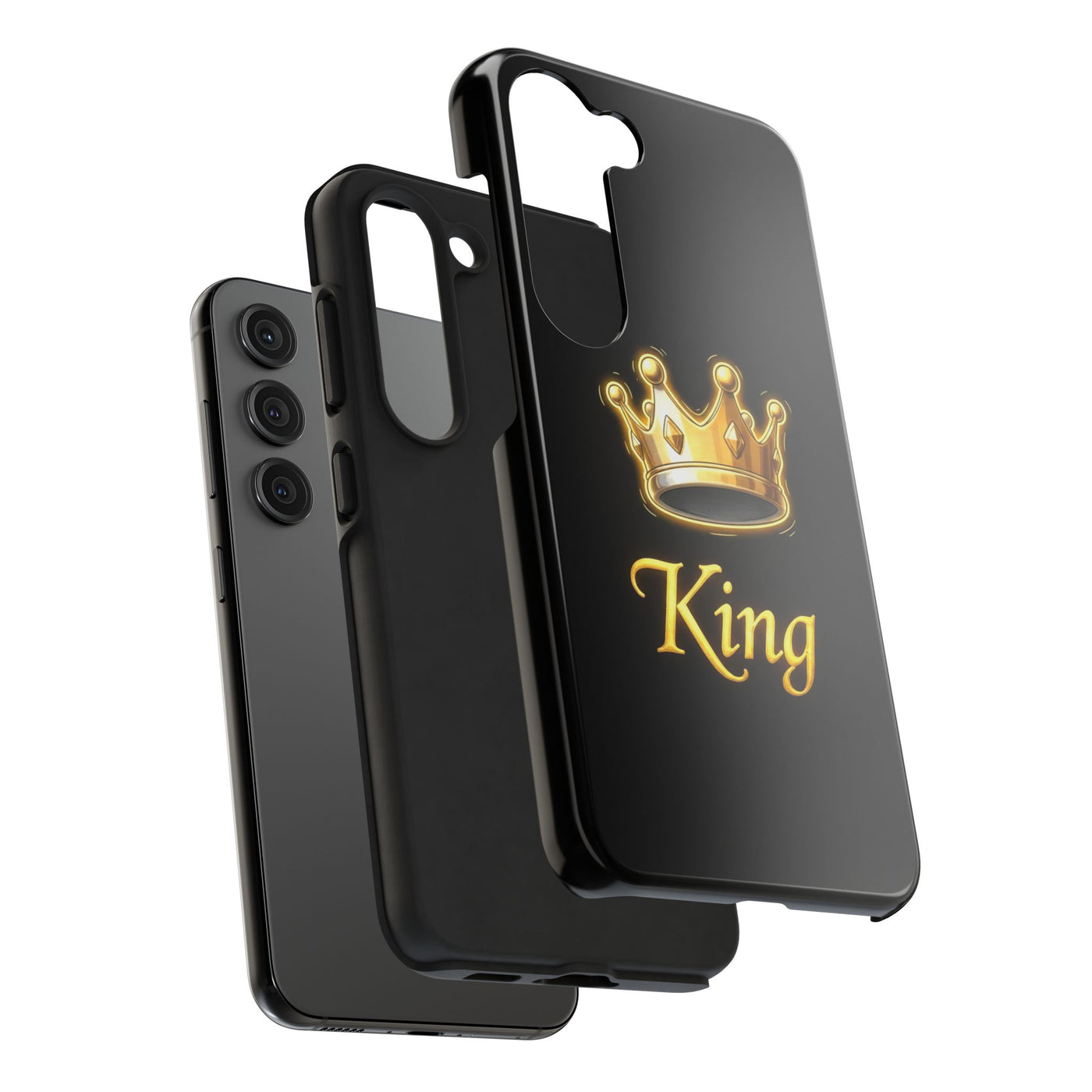 King Design Tough Phone Case – Shockproof Royal Style Cover
