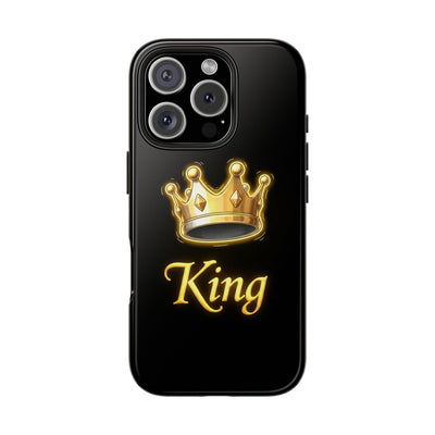 King Design Tough Phone Case – Shockproof Royal Style Cover