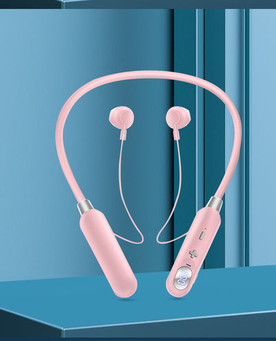 AKZ-R18 wireless Bluetooth earphones for sports running dual ear neck hanging earbuds