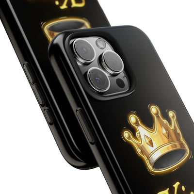 King Design Tough Phone Case – Shockproof Royal Style Cover