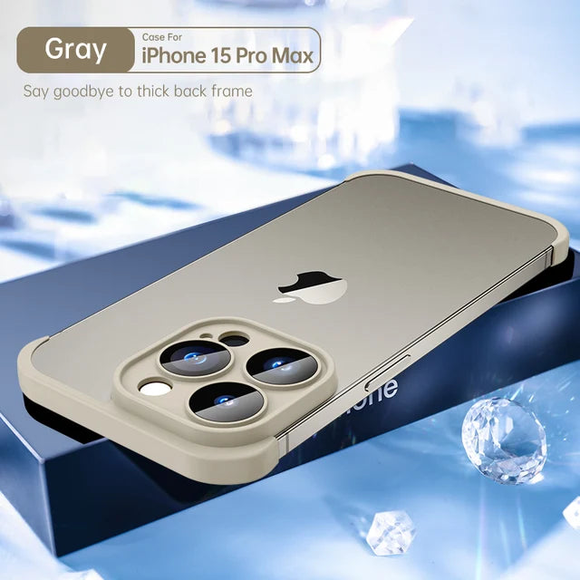 Luxury Shockproof Case with Lens Protector for iPhone 15/14/13/12 Pro Max