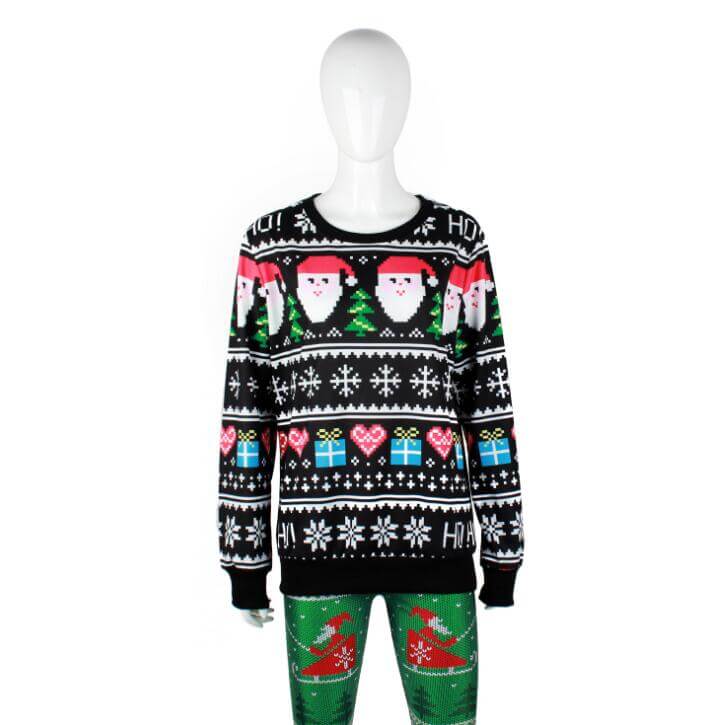 Ugly Christmas HipHop Sweatshirt  – Ench4nted Holiday Sweatshirt
