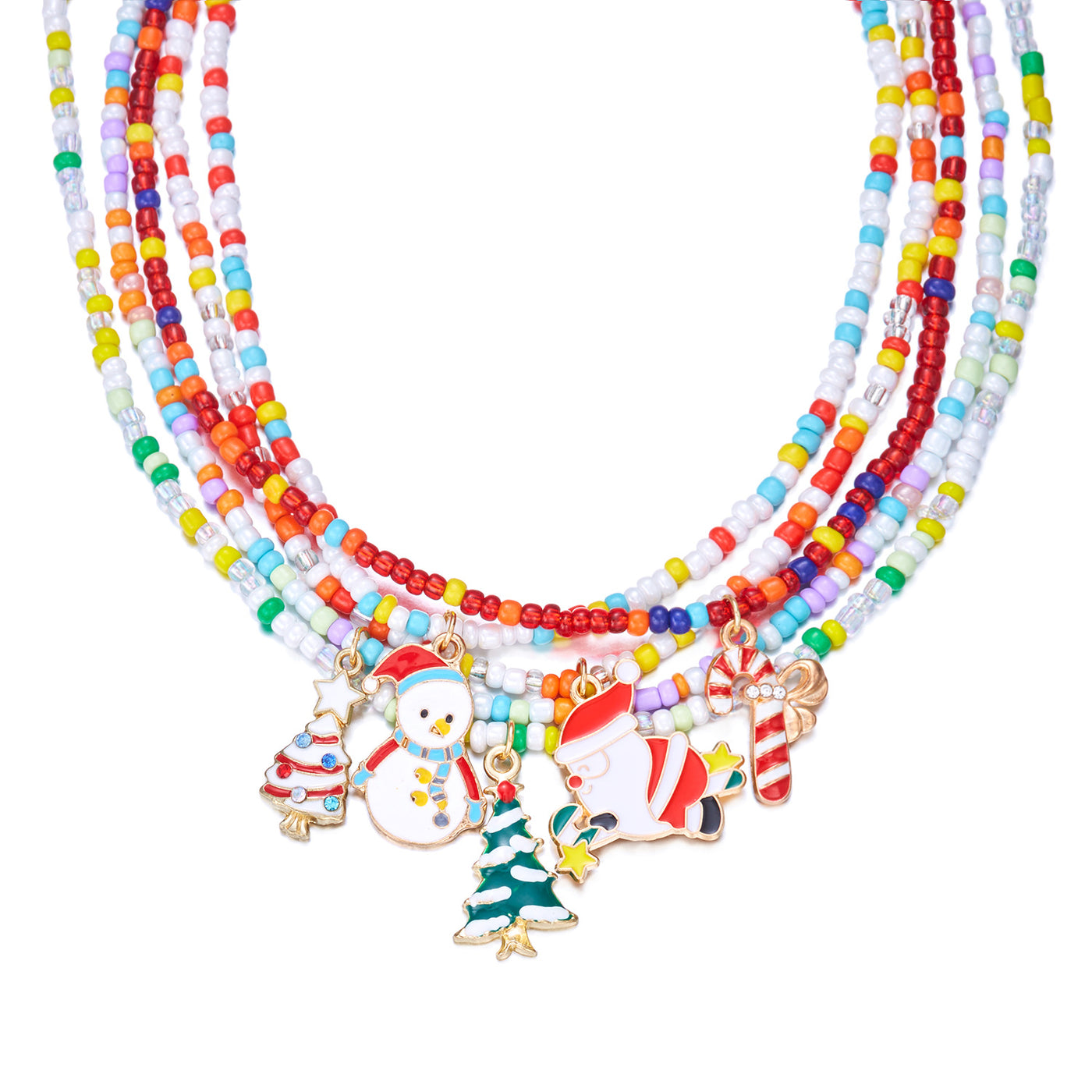 Santa Bell Necklace Set – Ench4nted Christmas Jewelry