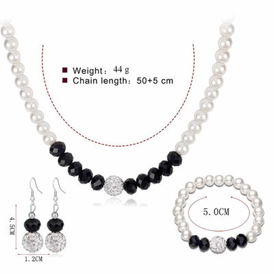 Simulated Pearl Jewelry Set – Ench4nted Party Accessories