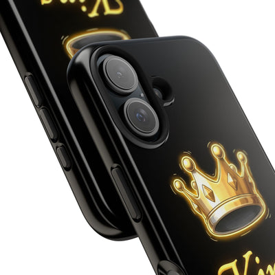 King Design Tough Phone Case – Shockproof Royal Style Cover
