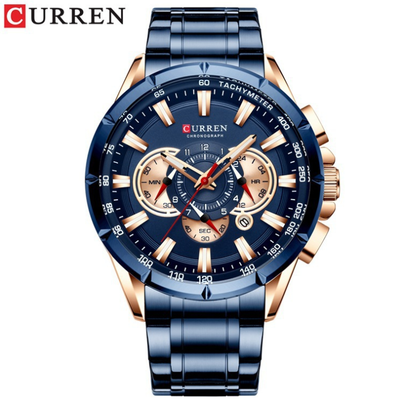 CURREN 8363 Men’s Analog Watch – Casual Stainless Steel Wristwatch  SEO Description: