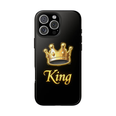 King Design Tough Phone Case – Shockproof Royal Style Cover