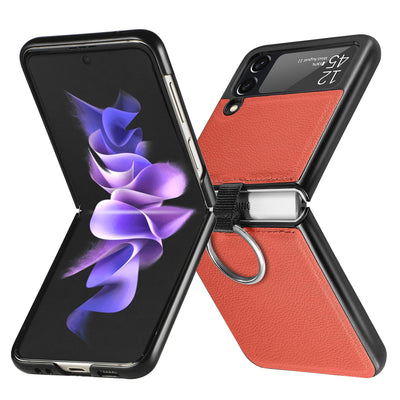 Samsung Z Flip3 Protective Case with Ring Grip – Shockproof, Foldable Cover