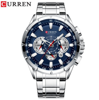 CURREN 8363 Men’s Analog Watch – Casual Stainless Steel Wristwatch  SEO Description: