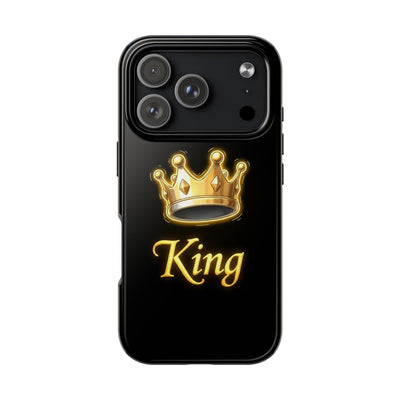 King Design Tough Phone Case – Shockproof Royal Style Cover