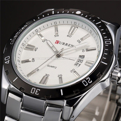 CURREN 2018 Sports Watch – Waterproof Steel Wristwatch for Men