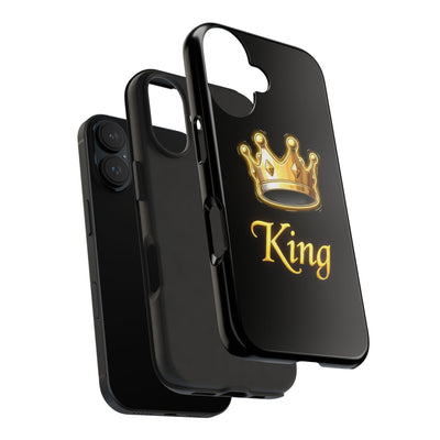 King Design Tough Phone Case – Shockproof Royal Style Cover