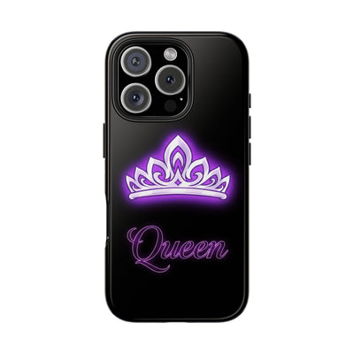Queen Design Tough Phone Case – Shockproof Royal Style Cover