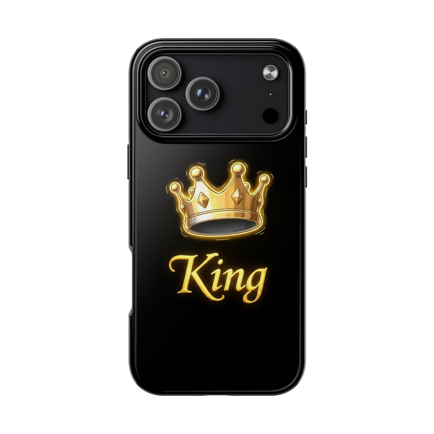 King Design Tough Phone Case – Shockproof Royal Style Cover