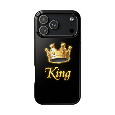 King Design Tough Phone Case – Shockproof Royal Style Cover