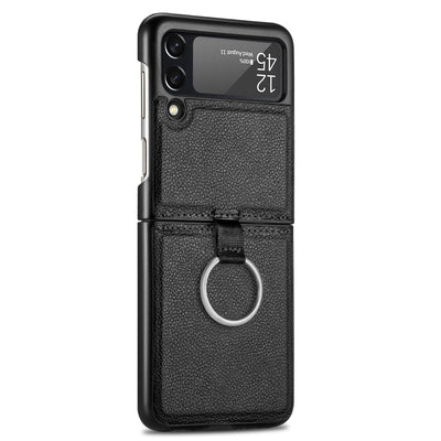 Samsung Z Flip3 Protective Case with Ring Grip – Shockproof, Foldable Cover