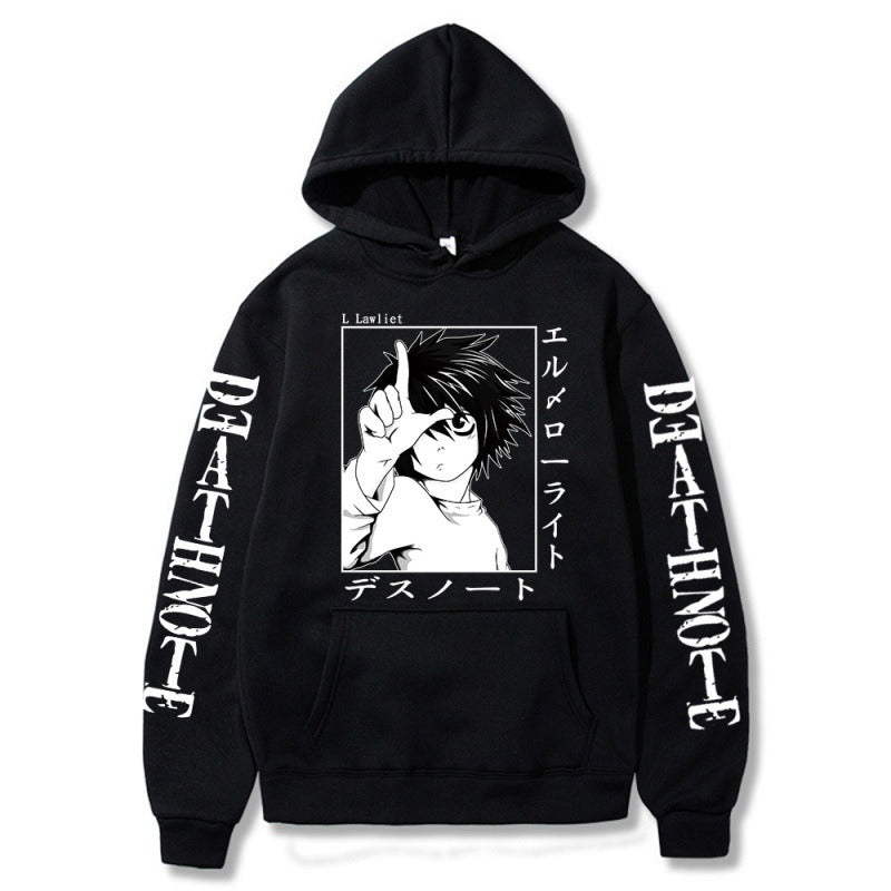 Anime Hoodie – Ench4nted Japanese Death Note Style