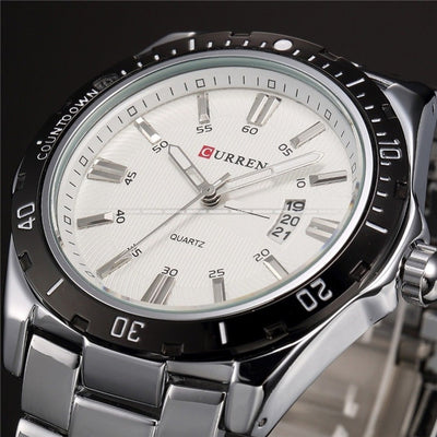 CURREN 2018 Sports Watch – Waterproof Steel Wristwatch for Men