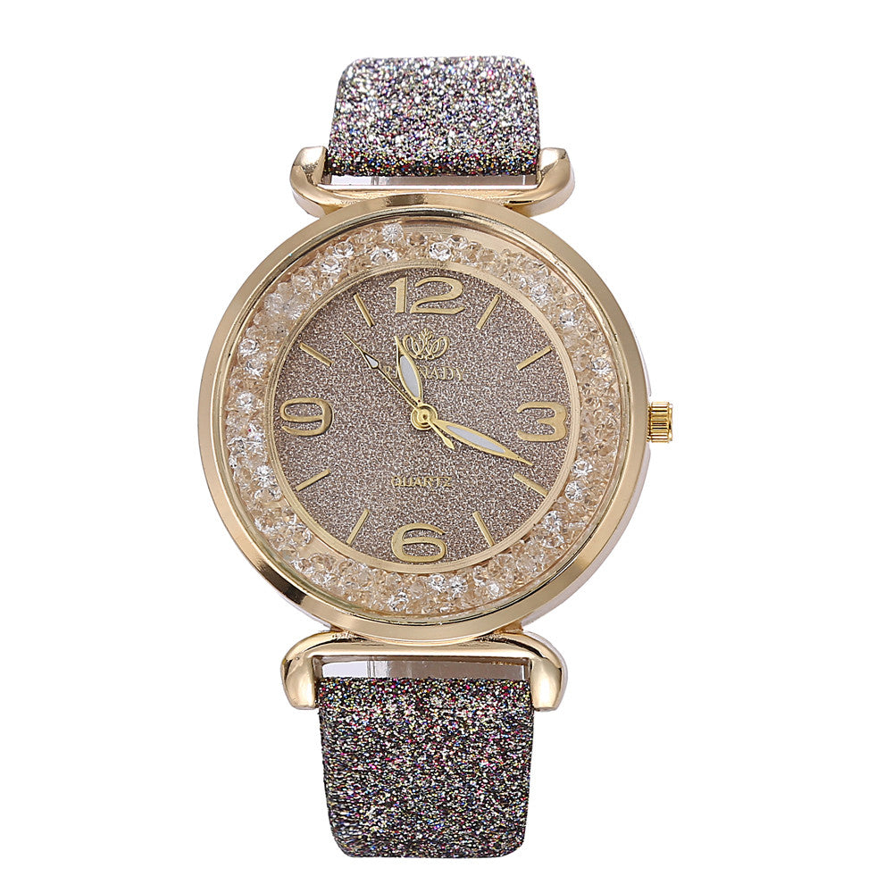 Women’s Luxury Crystal Rhinestone Watch – Elegant Quartz Timepiece