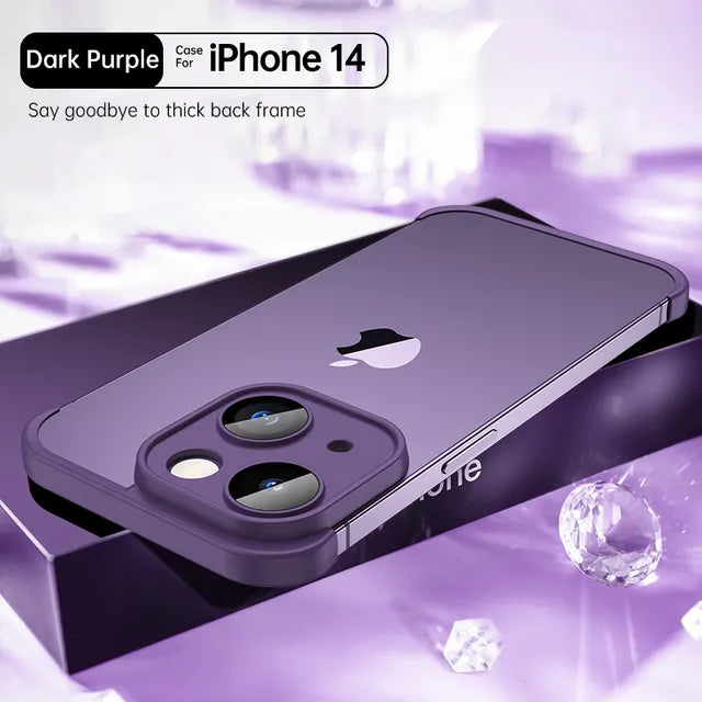 Luxury Shockproof Case with Lens Protector for iPhone 15/14/13/12 Pro Max