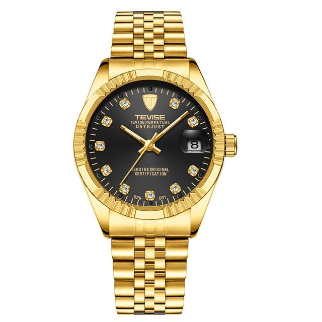 TEVISE Luxury Automatic Mechanical Watch – Tourbillon Design