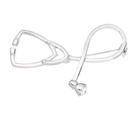 Stethoscope Brooch Pin – Ench4nted Nurse Jewelry