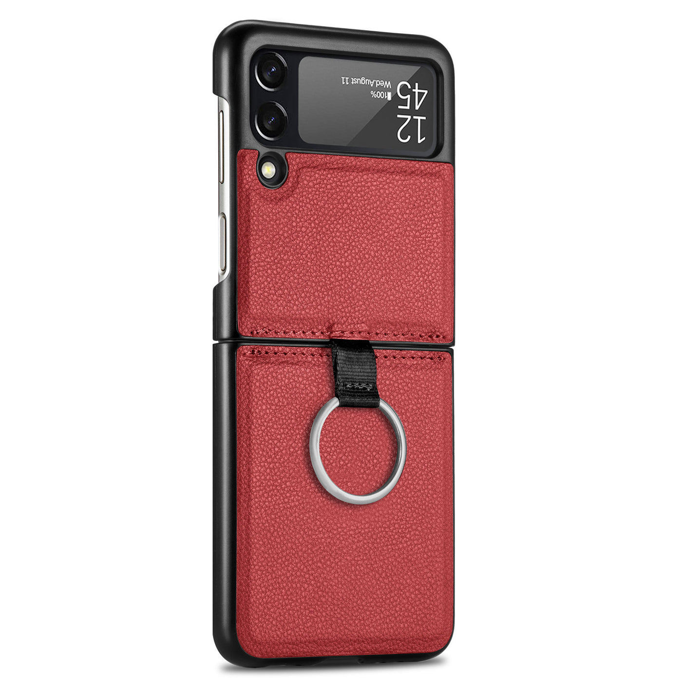 Samsung Z Flip3 Protective Case with Ring Grip – Shockproof, Foldable Cover