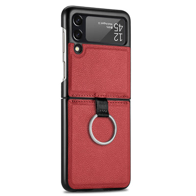 Samsung Z Flip3 Protective Case with Ring Grip – Shockproof, Foldable Cover