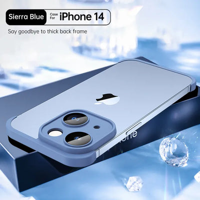 Luxury Shockproof Case with Lens Protector for iPhone 15/14/13/12 Pro Max
