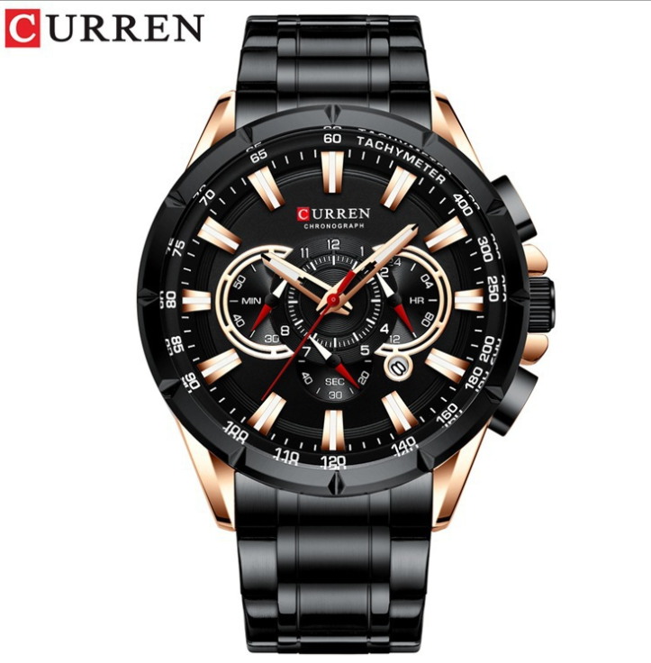 CURREN 8363 Men’s Analog Watch – Casual Stainless Steel Wristwatch  SEO Description: