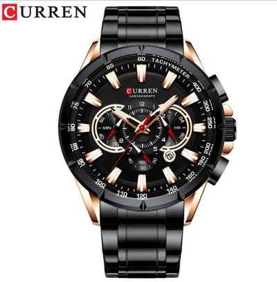 CURREN 8363 Men’s Analog Watch – Casual Stainless Steel Wristwatch  SEO Description: