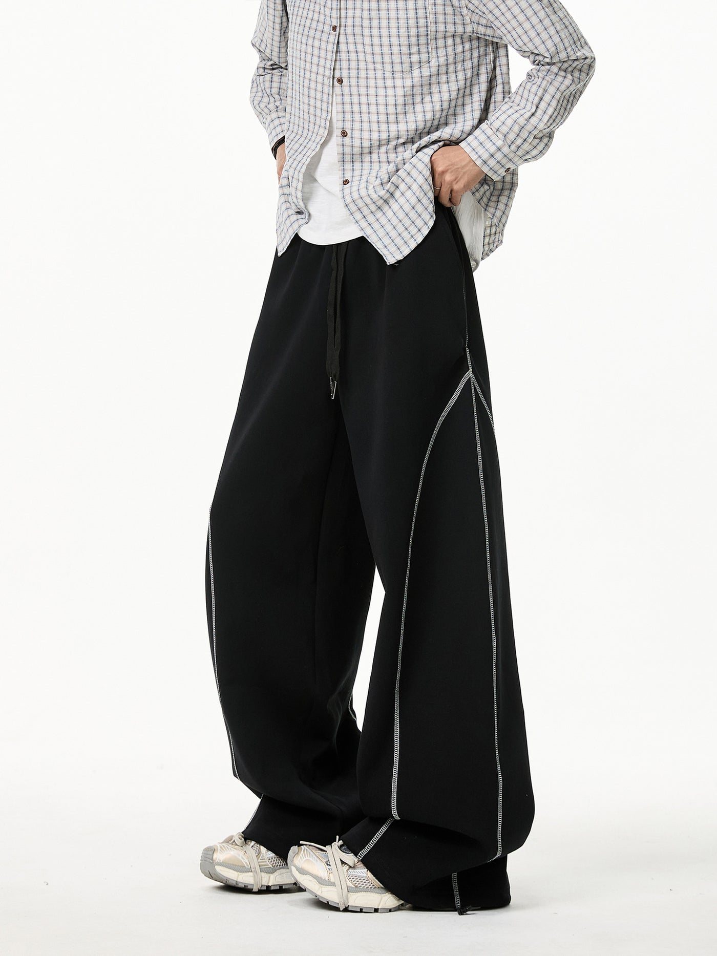 Wide leg casual loose and versatile casual pants
