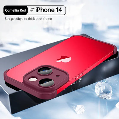 Luxury Shockproof Case with Lens Protector for iPhone 15/14/13/12 Pro Max