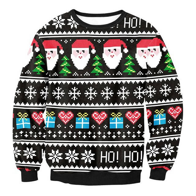 Ugly Christmas HipHop Sweatshirt  – Ench4nted Holiday Sweatshirt